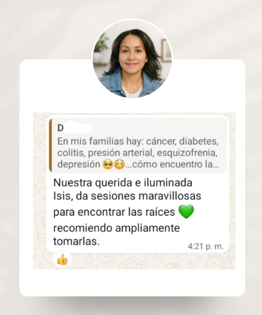 Testimonio real – Sesión de Sanación con Isis Díaz